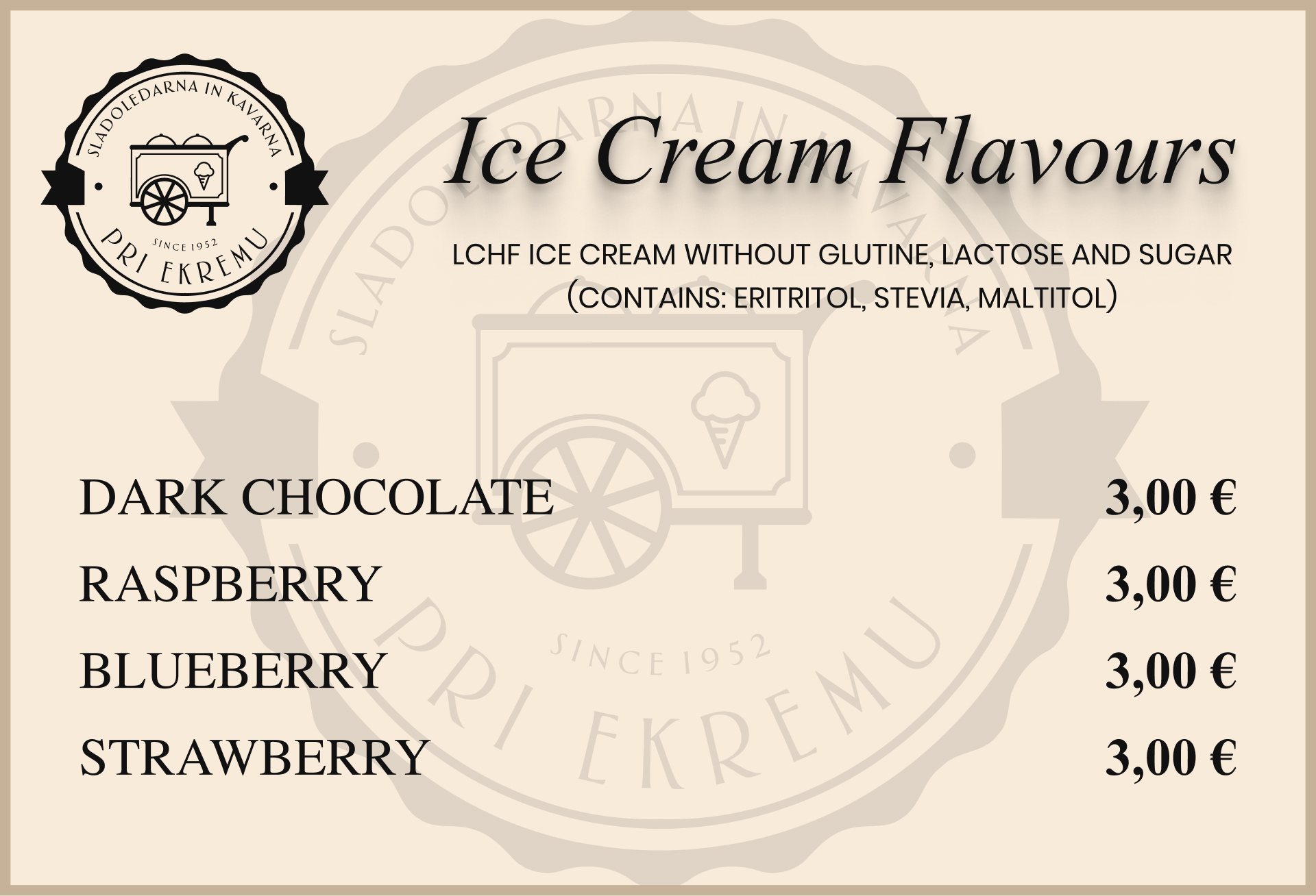 Ice Cream Flavours